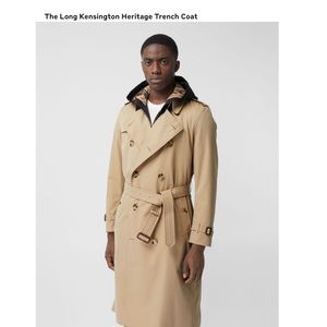 Burberry Kensington Heritage Long Trench Coat